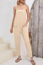 Apricot Harem Pants Jumpsuit - Fashionfitz