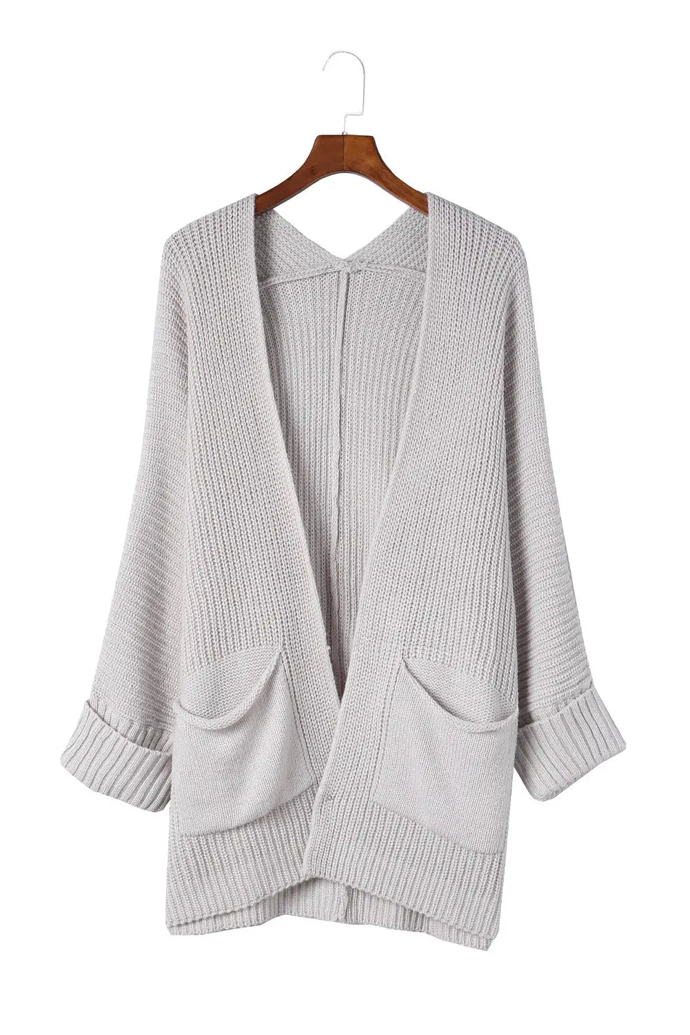 Apricot oversized fold over sleeve sweater cardigan - tops