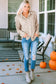 Apricot sequin collared bust pocket buttoned shirt - tops