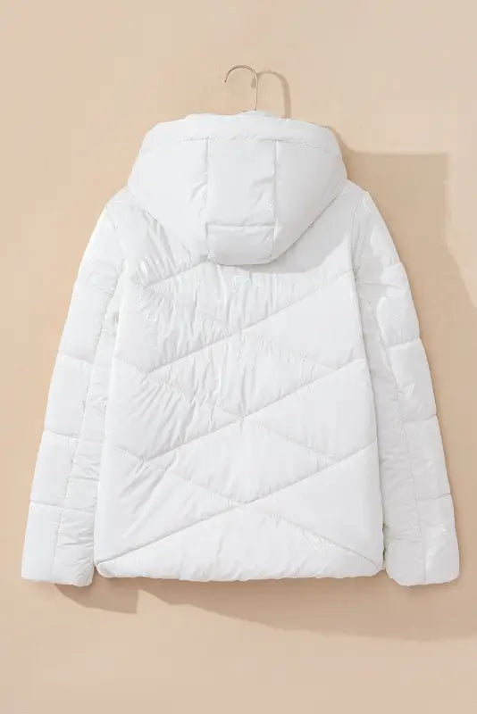 Arcticshield white quilted puffer jacket – stay warm in style