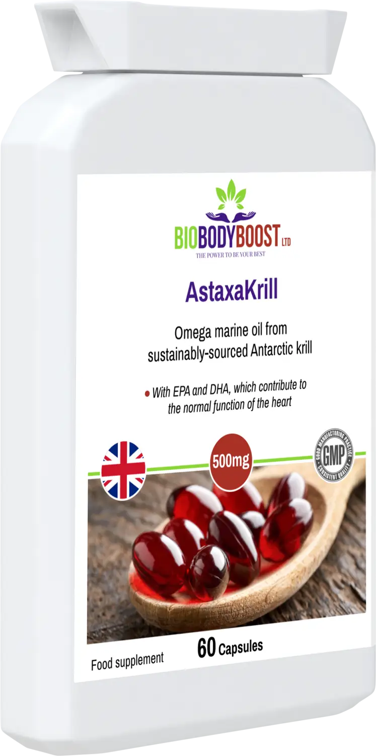Astaxakrill antarctic krill oil capsules - food supplement