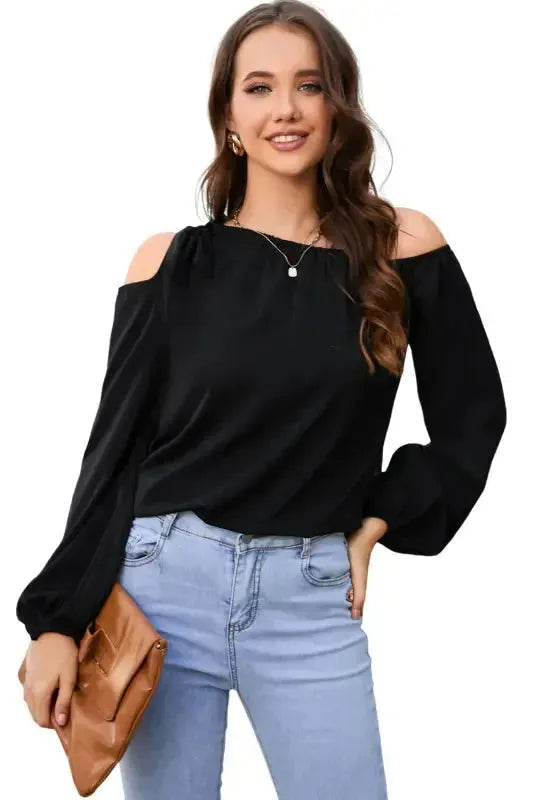 Asymmetric Off Shoulder Blouse - Fashionfitz