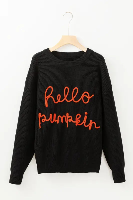 Hello pumpkin graphic sweater | autumn charm | fashionfitz