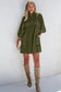 Autumn empire corduroy dress - vineyard green | fashionfitz