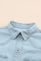 Azure Breeze Denim Jacket - Fashionfitz