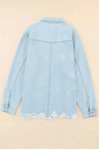 Azure Breeze Denim Jacket - Fashionfitz