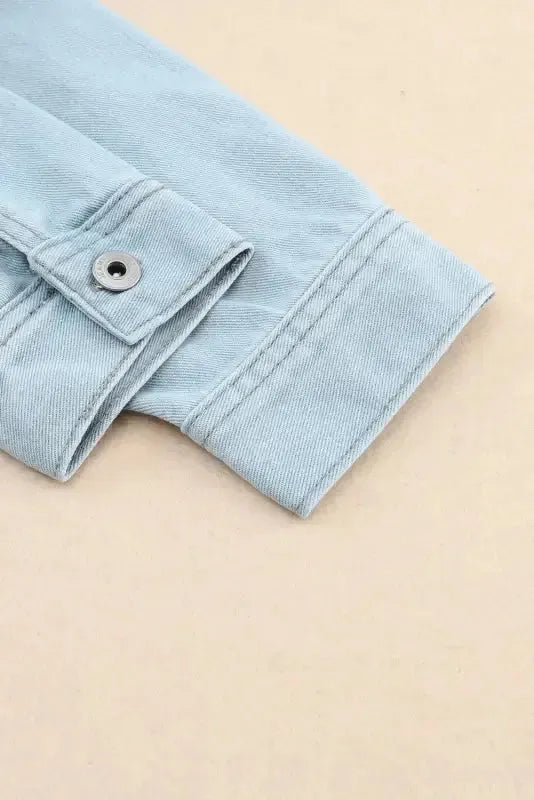 Azure Breeze Denim Jacket - Fashionfitz