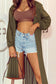 Green Lightweight Duster Cardigan