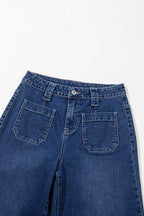 Nautical Breeze Wide-Cut Jeans