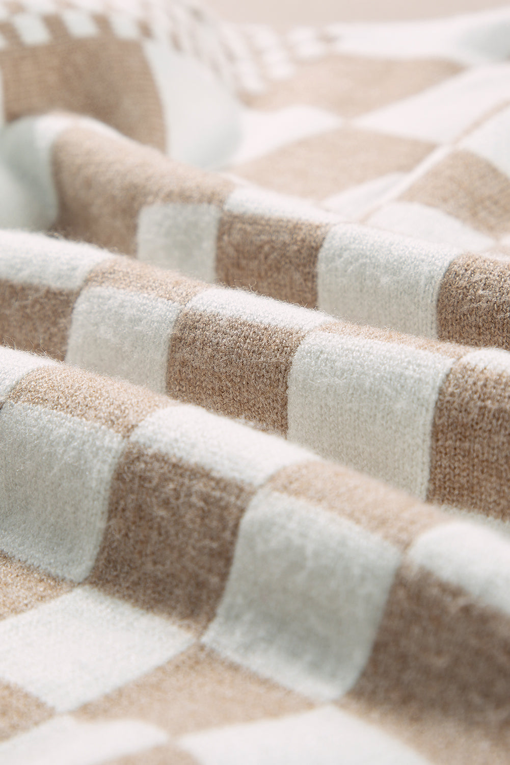 Smoky Plaid Soft Knit Jumper