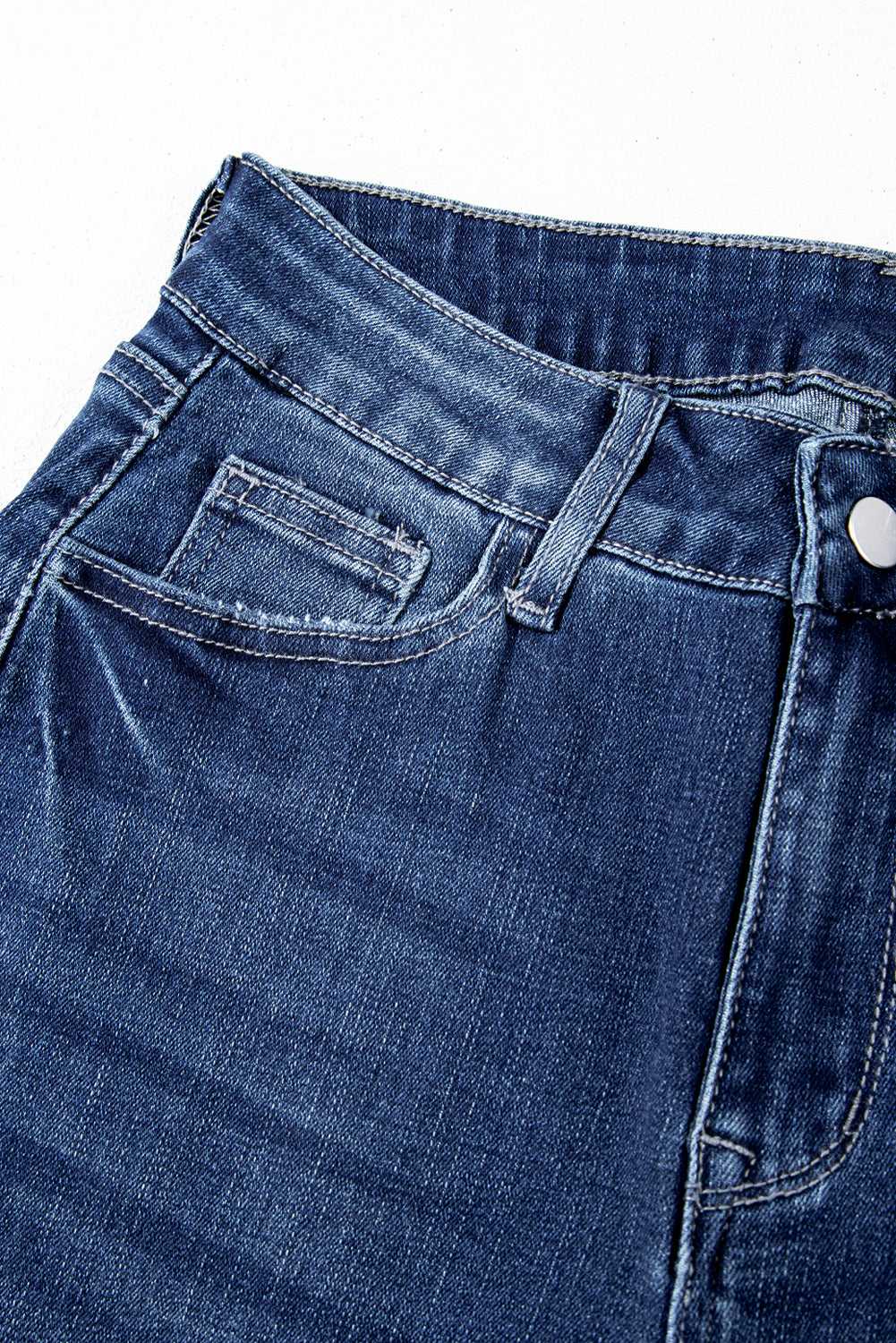 Stonewashed Skyline Flared Jeans