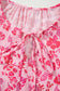 Pink Floral Lightweight Blouse