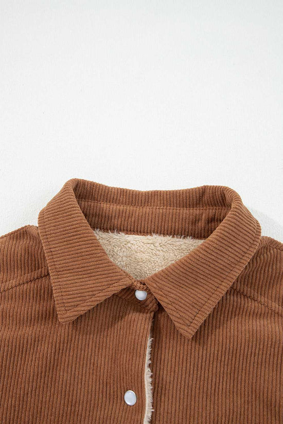 Fleece Lined Corduroy Jacket