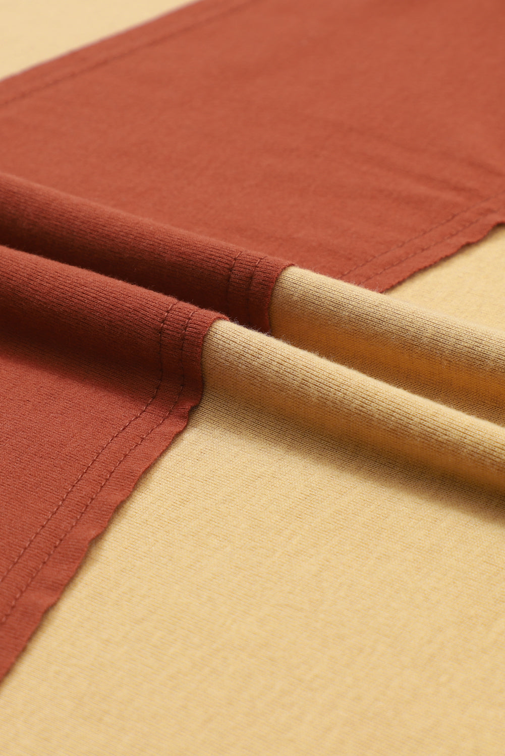 Green Colorblock Bishop Sleeve Top - Striped Casual Chic