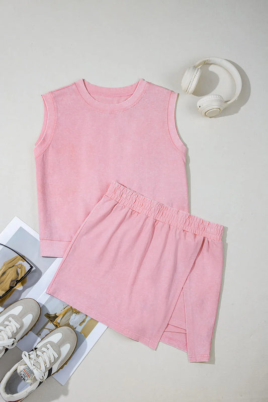 Cotton Luxe Skirt Set - Fashionfitz