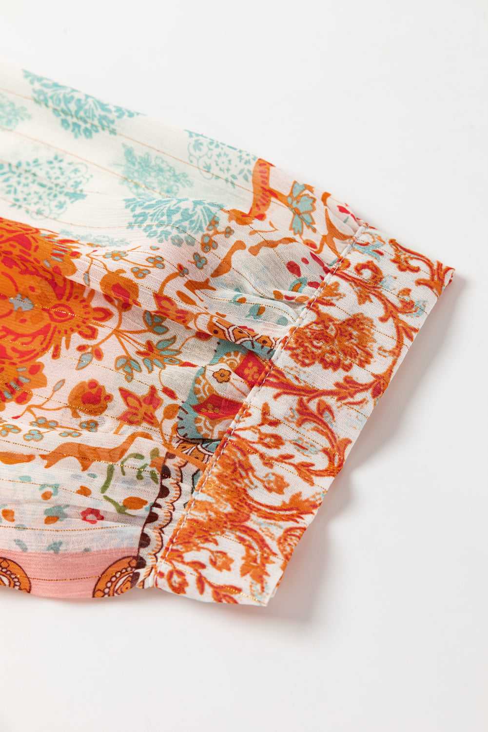 Paisley Breeze Chiffon Dress