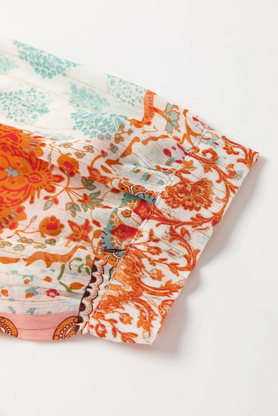 Paisley breeze chiffon dress - boho style