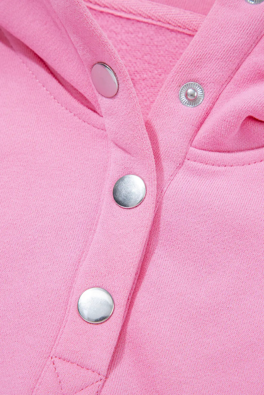 Embroidered flower snap sweatshirt sweatshirts
