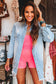 Distressed Denim Duster