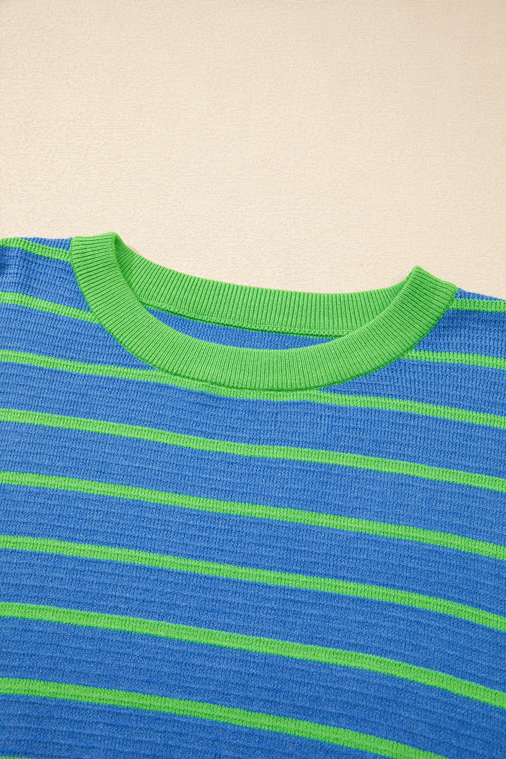 Stripe Hug Loose Fit Sweater