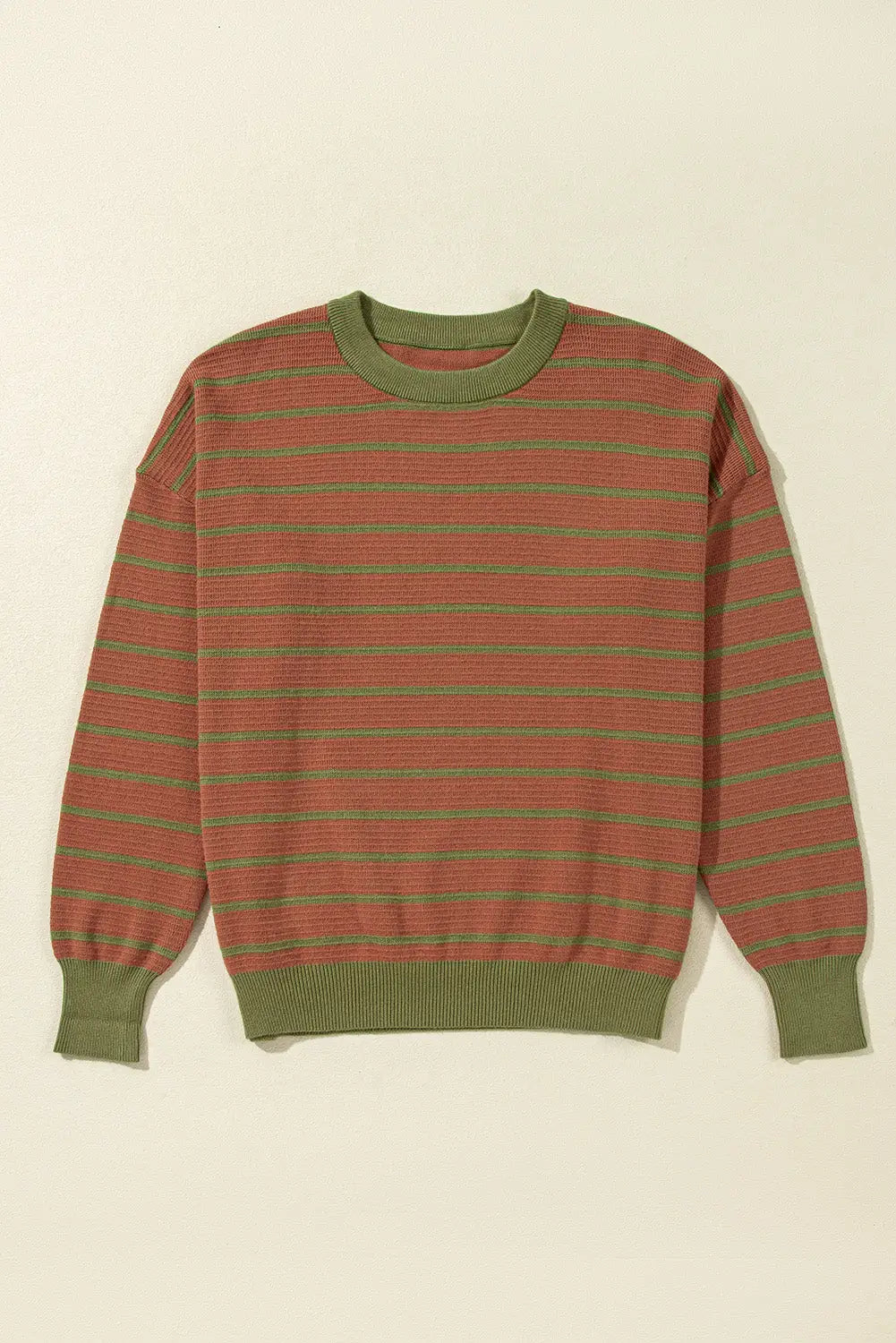 Stripe hug sweater - stylish loose fit | cozy design