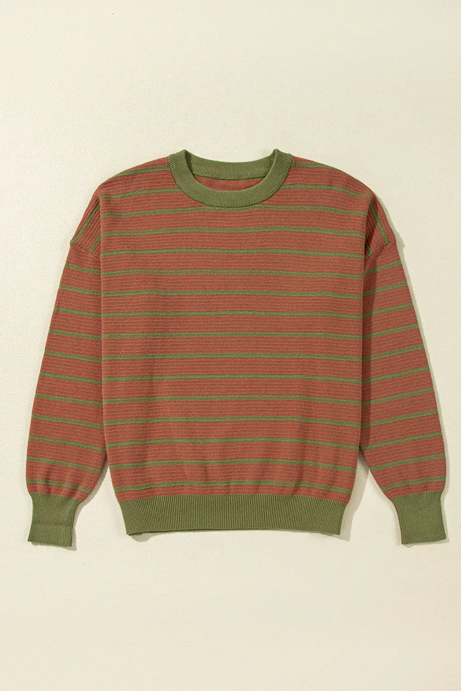 Stripe hug sweater - stylish loose fit | cozy design