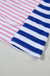 Baggy t shirt - stripe patchwork - t-shirts