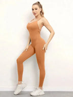 Balance Time Active Jumpsuit - Fashionfitz