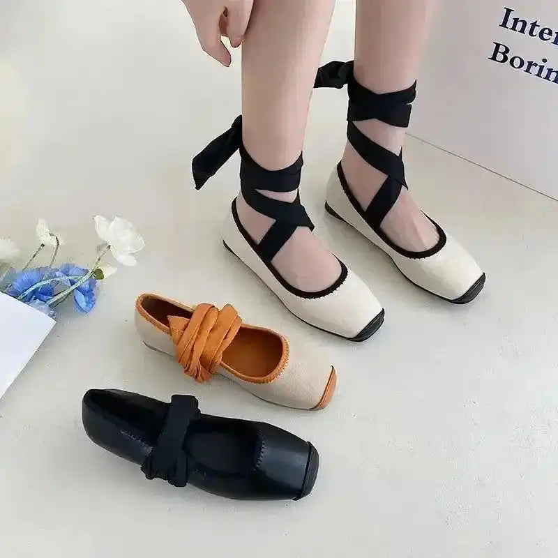 Ballet Flats - Elegant Ballerina Shoes - Fashionfitz