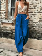 Barrel Legs Elastic Pants Trousers - Fashionfitz