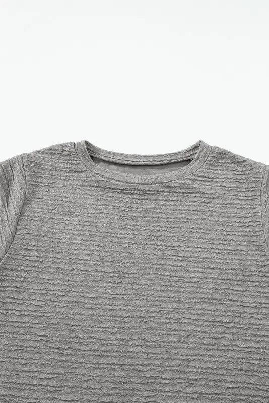 Batwing sleeve crew neck t shirt - tops/tops & tees