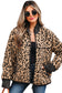 Khaki Leopard Crop Jacket