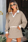 Cropped Top Drawstring Skirt Set