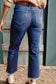 Stonewashed Skyline Flared Jeans