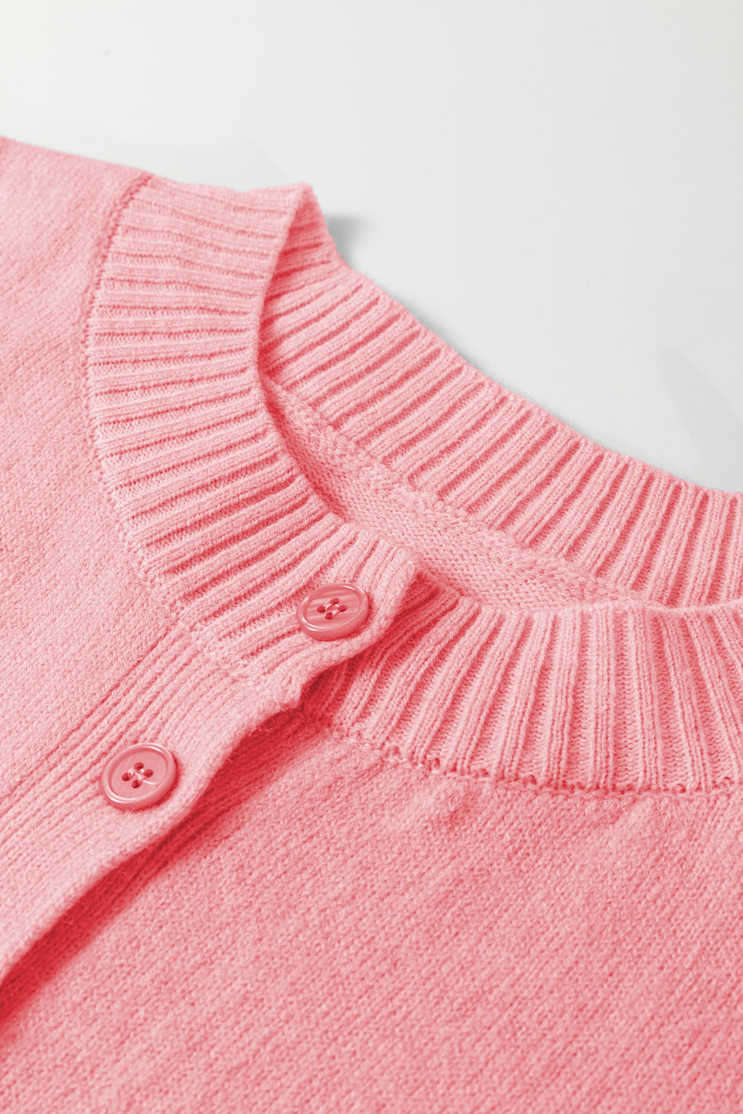 Pastel Fuzzy Knit Boxy Cardigan