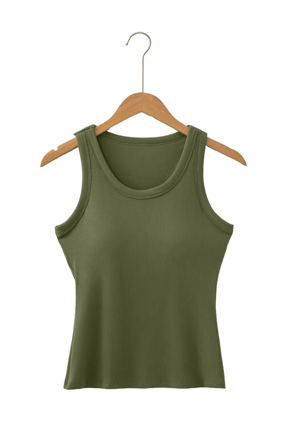 Slim Ribbed Padded Tank Top Women UK