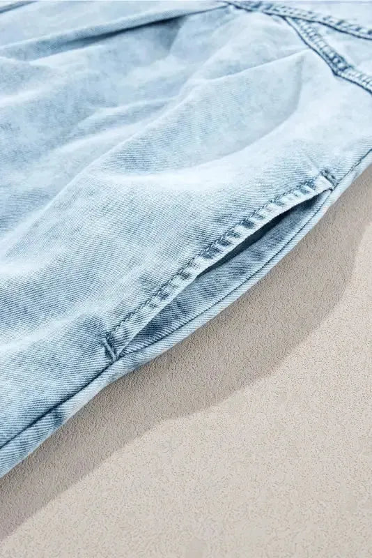 Beau Blue Denim Dress - Fashionfitz