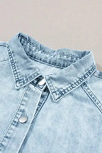 Beau Blue Denim Dress - Fashionfitz