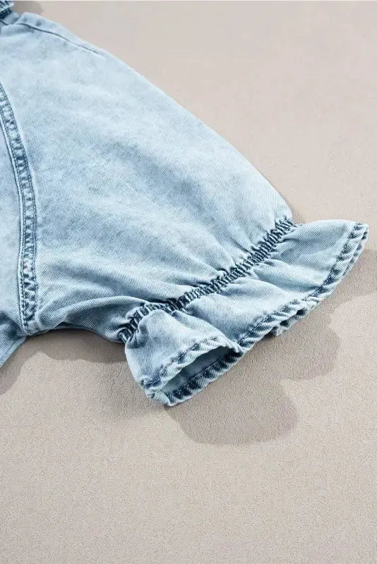 Beau Blue Denim Dress - Fashionfitz