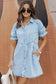 Beau Blue Denim Dress - Fashionfitz
