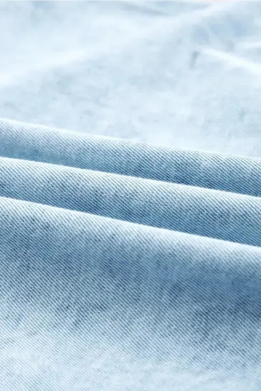 Beau Blue Denim Dress - Fashionfitz