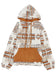 Beige aztec half-zip hoodie | fashionfitz