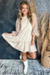 Embellished Puff Sleeve Tiered A-line Dress - Fashionfitz