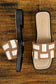 Beige harmony slides - slippers