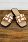 Beige harmony slides - slippers