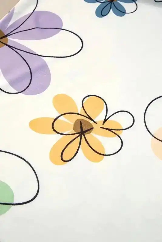 Beige Sweet Floral Tank Top - Fashionfitz