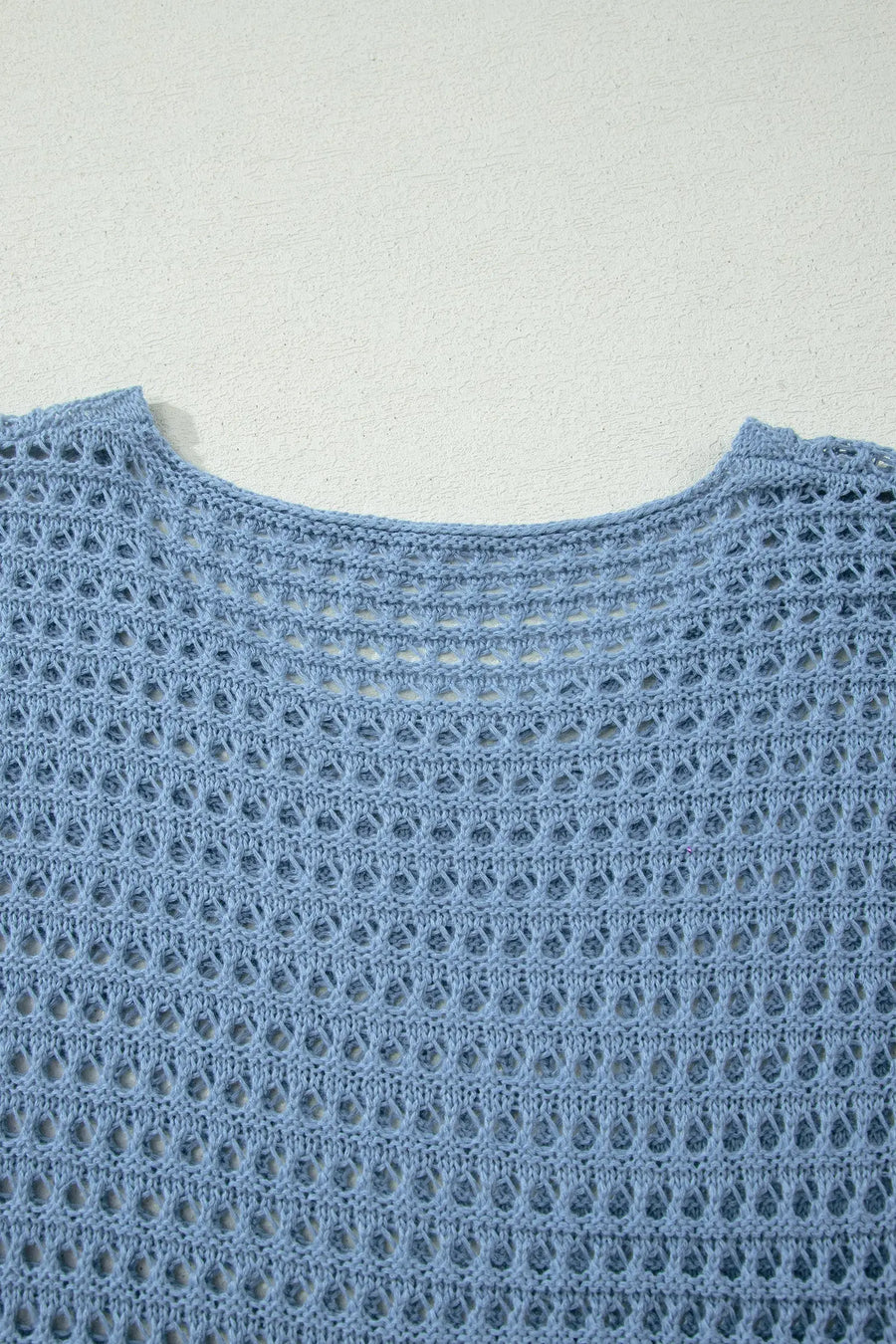 Open knit crochet sweater UK — autumn occasion, breathable lightweight knit