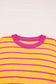 Stripe Hug Loose Fit Sweater