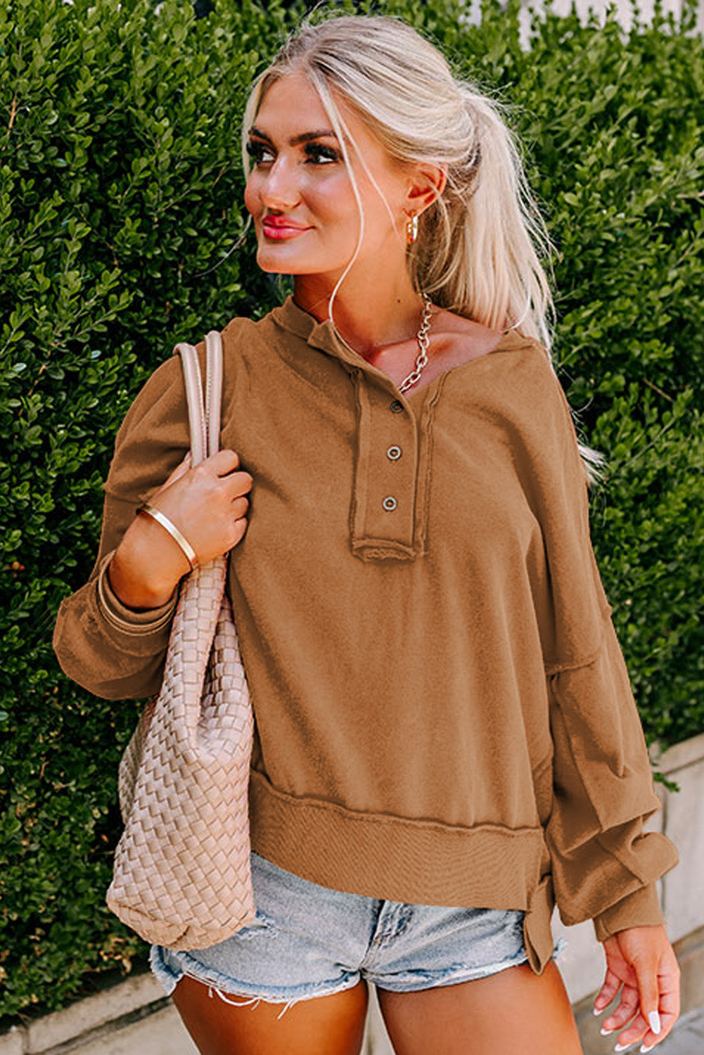 Wide Sleeve Tunic Top