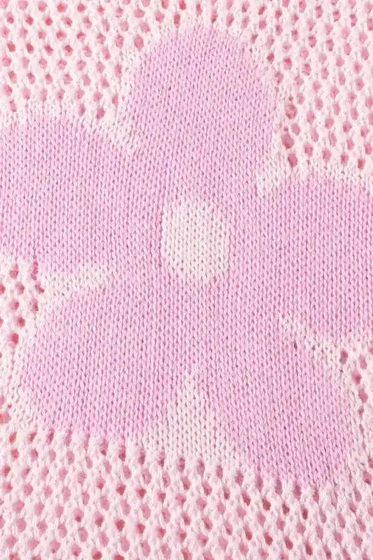 Big Flower Summer Knit Sweater - Fashionfitz
